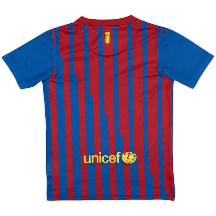 2011-12 Barcelona Basic Home Shirt - 9/10 - (S.Boys)