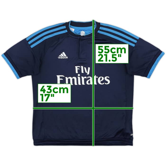 2015-16 Real Madrid Third Shirt - 4/10 - (M.Boys)