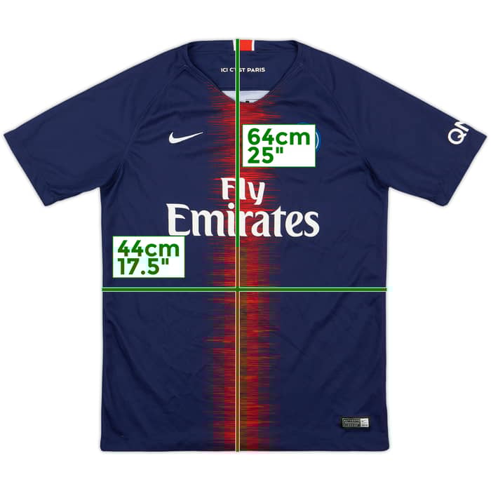 2018-19 Paris Saint-Germain Home Shirt - 8/10 - (XL.Boys)