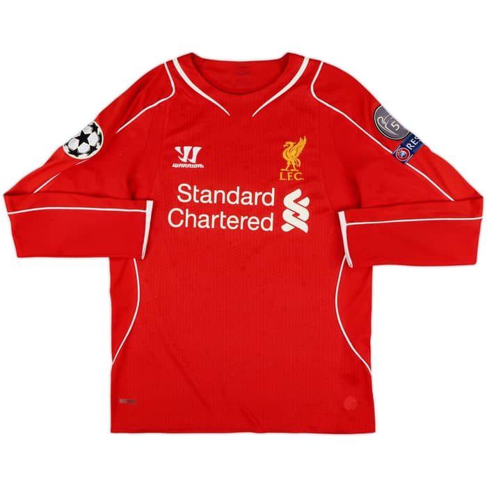 2014-15 Liverpool Home L/S Shirt Sturridge #15 - 8/10 - (M)