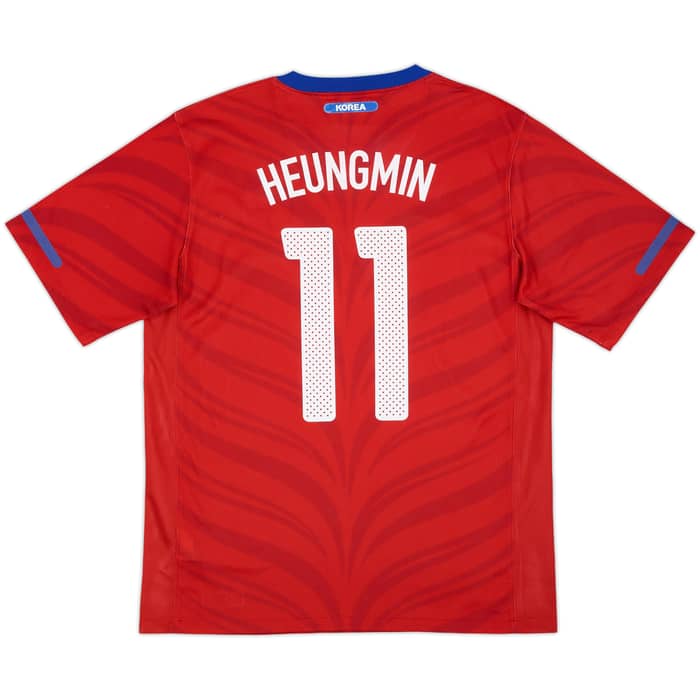 2010-12 South Korea Home Shirt Heungmin #11 - 7/10 - (L)