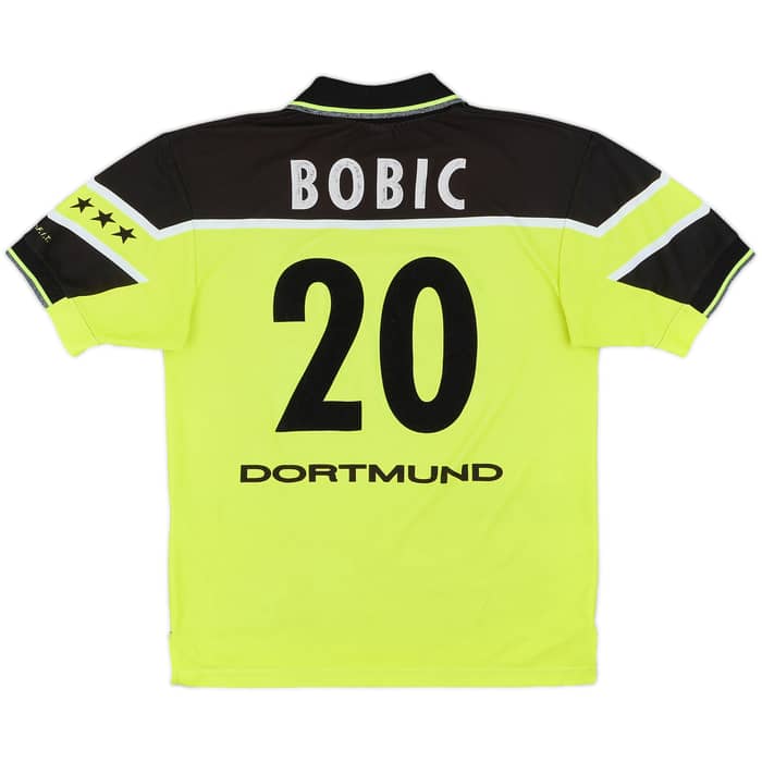 1997-98 Borussia Dortmund Home Shirt Bobic #20 - 8/10 - (S)