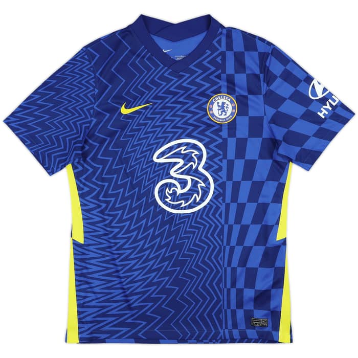 2021-22 Chelsea Home Shirt Mount #19 - 8/10 - (L)