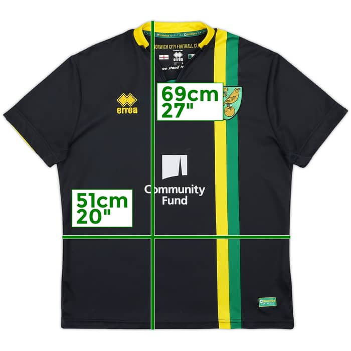 2016-17 Norwich Away Shirt - 7/10 - (S)