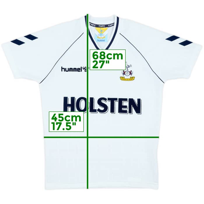 1989-91 Tottenham Home Shirt - 10/10 - (S)