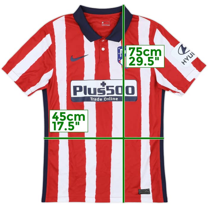 2020-21 Atletico Madrid Home Shirt - 7/10 - (S)