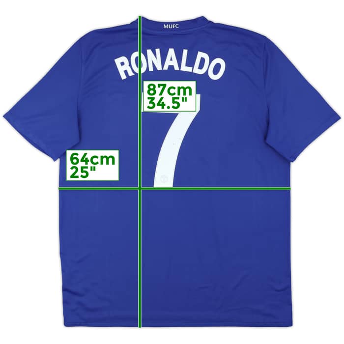 2008-09 Manchester United Third Shirt Ronaldo #7 - 6/10 - (XXL)