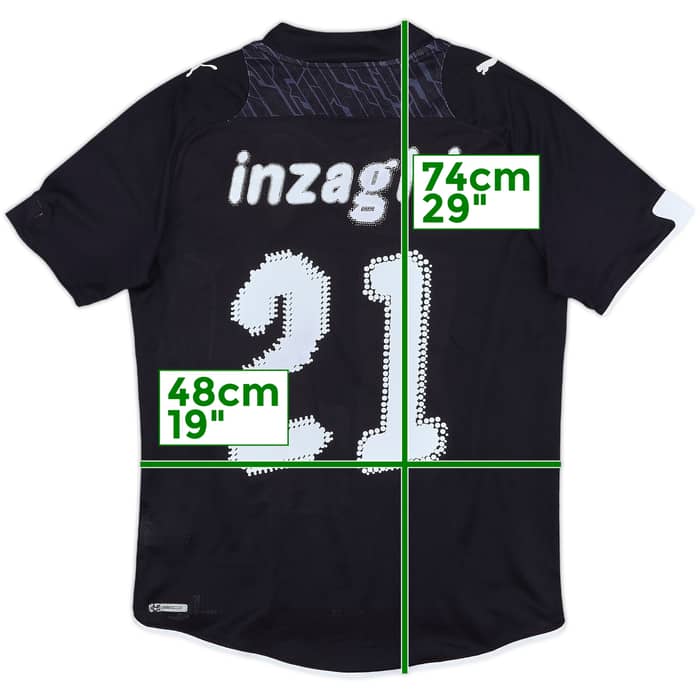 2009-10 Lazio Away Shirt Inzaghi #21 - 9/10 - (M)