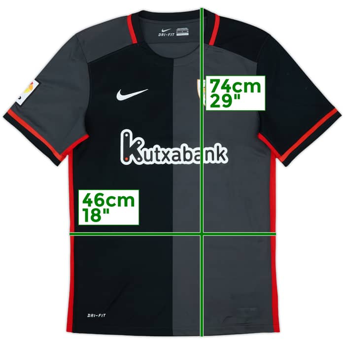 2015-16 Athletic Bilbao Away Shirt - 8/10 - (S)