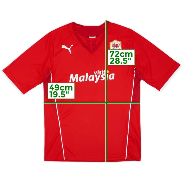 2012-13 Cardiff Home Shirt - 6/10 - (M)