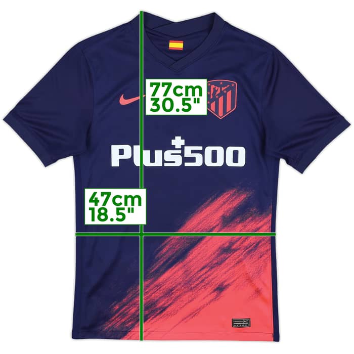 2021-22 Atletico Madrid Away Shirt - 9/10 - (S)