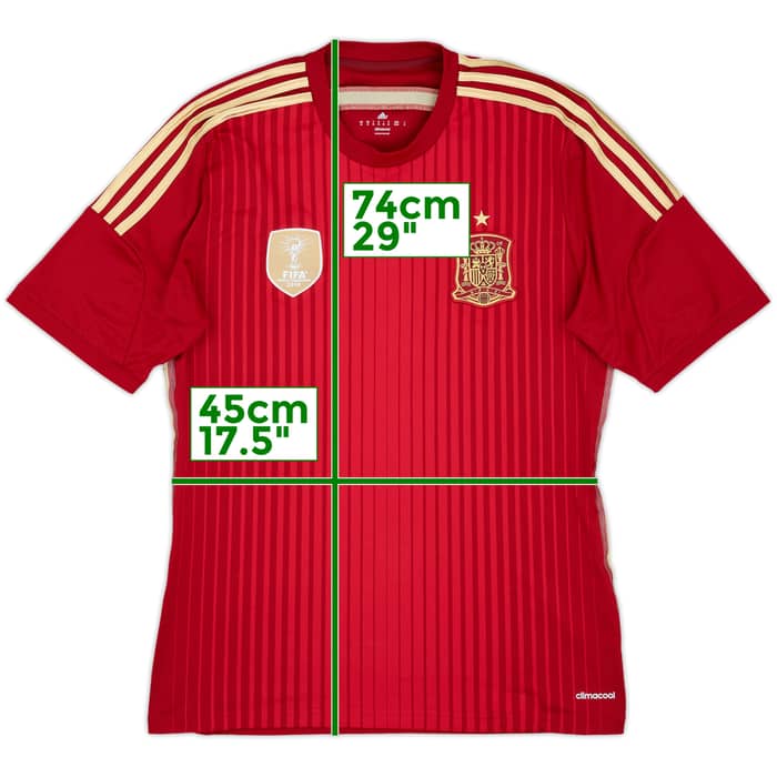 2013-15 Spain Home Shirt - 10/10 - (M)