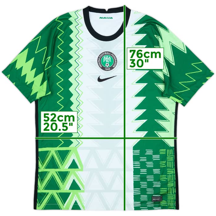 2020-21 Nigeria Home Shirt - 8/10 - (L)