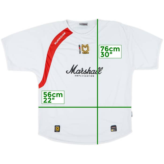 2006-07 MK Dons Home Shirt - 7/10 - (L)