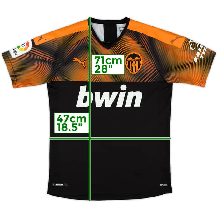 2019-20 Valencia Away Shirt - 10/10 - (S)