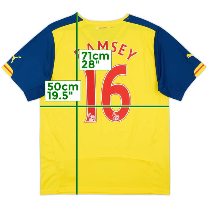2014-15 Arsenal Away Shirt Ramsey #16 - 6/10 - (M)