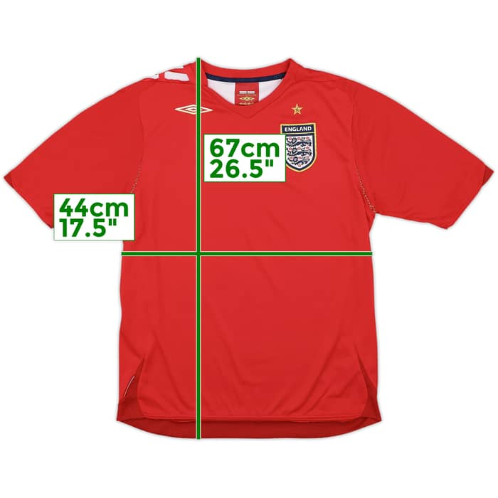 2006-08 England Away Shirt - 8/10 - (Women's M)
