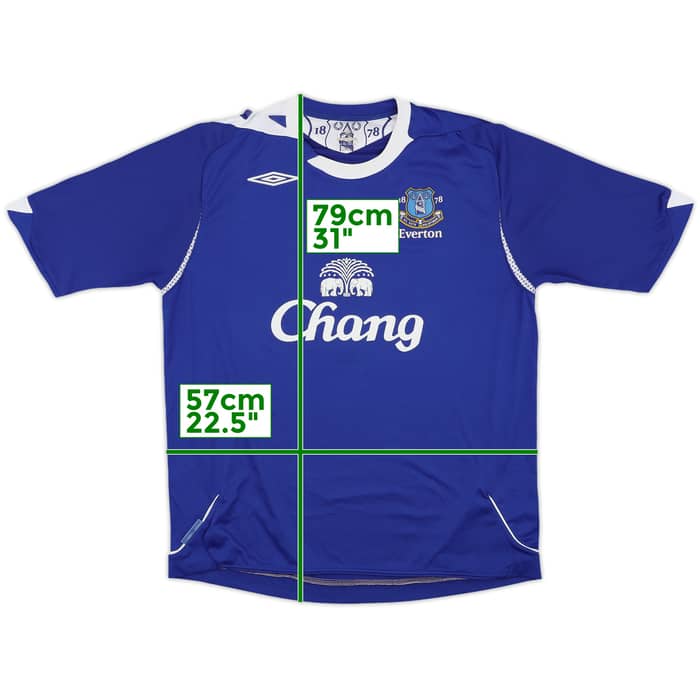 2006-07 Everton Home Shirt - 5/10 - (XXL)
