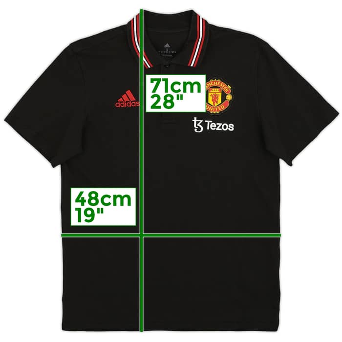 2022-23 Manchester United adidas Polo Shirt - 9/10 - (S)