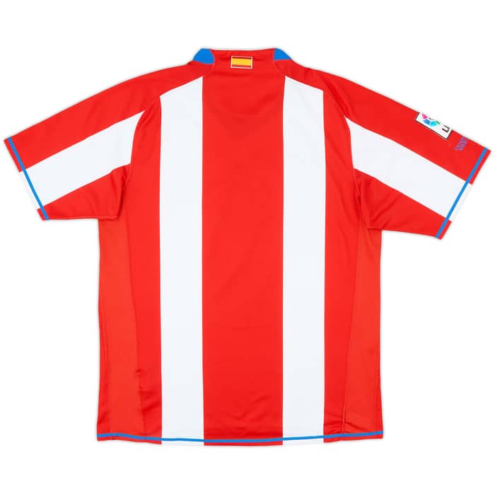 2007-08 Atletico Madrid Home Shirt - 4/10 - (M)