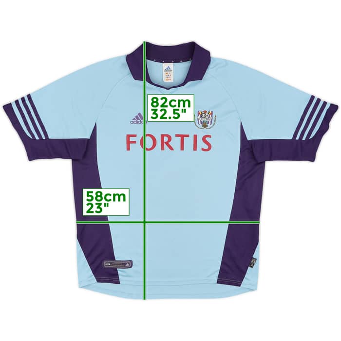 2001-02 Anderlecht Away Shirt - 8/10 - (XL)