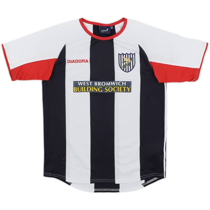 2003-04 West Brom Home Shirt Vaughany #18 - 7/10 - (M.Boys)