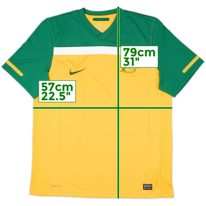 2010-11 Australia Home Shirt - 9/10 - (L)