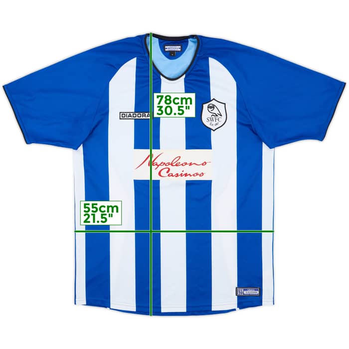 2003-05 Sheffield Wednesday Home Shirt - 8/10 - (M)