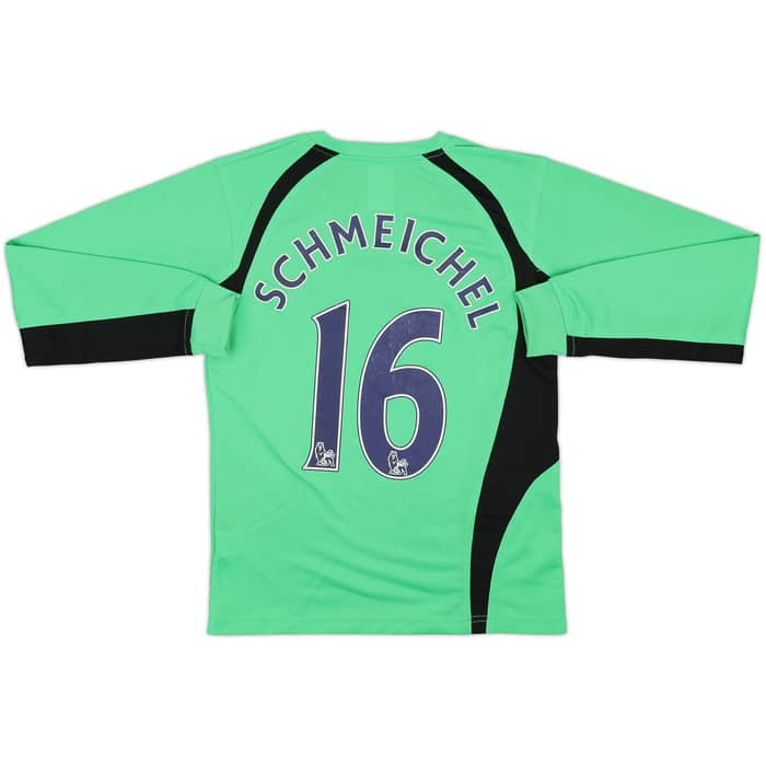 2008-09 Manchester City GK Shirt Schmeichel #16 - 7/10 - (XL.Boys)