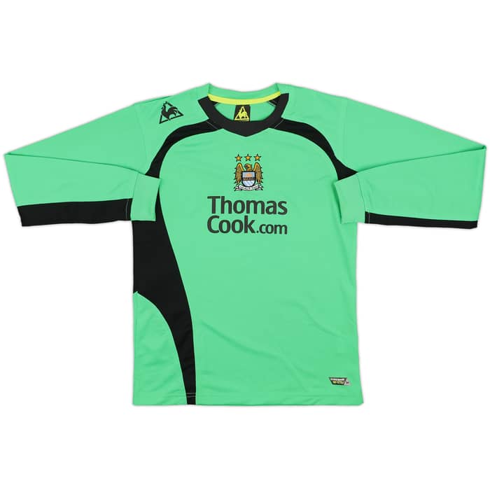 2008-09 Manchester City GK Shirt Schmeichel #16 - 7/10 - (XL.Boys)