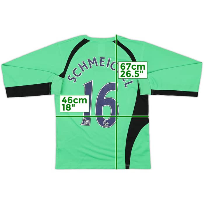 2008-09 Manchester City GK Shirt Schmeichel #16 - 7/10 - (XL.Boys)