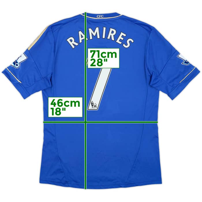 2012-13 Chelsea Home Shirt Ramires #7 - 8/10 - (S)
