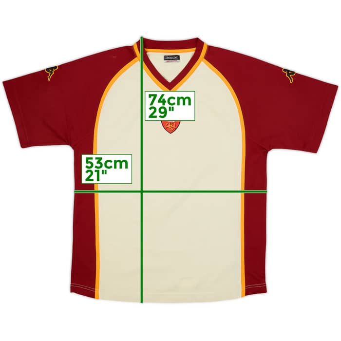 2000-01 Roma Kappa Training Shirt - 9/10 - (M)