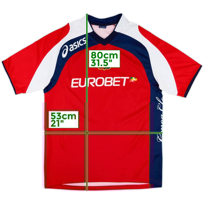 2008-09 Genoa Asics Training Shirt - 8/10 - (L)