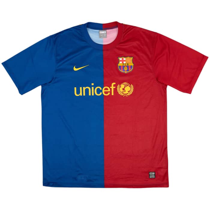 2006-07 Barcelona Basic Home Shirt - 9/10 - (L)