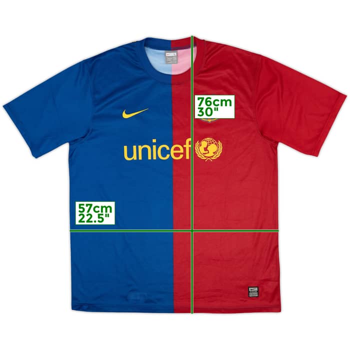 2006-07 Barcelona Basic Home Shirt - 9/10 - (L)