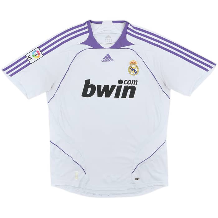 2007-08 Real Madrid Home Shirt - 5/10 - (L)