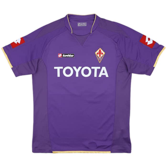 2007-08 Fiorentina Home Shirt Mutu #10 - 4/10 - (XXL)