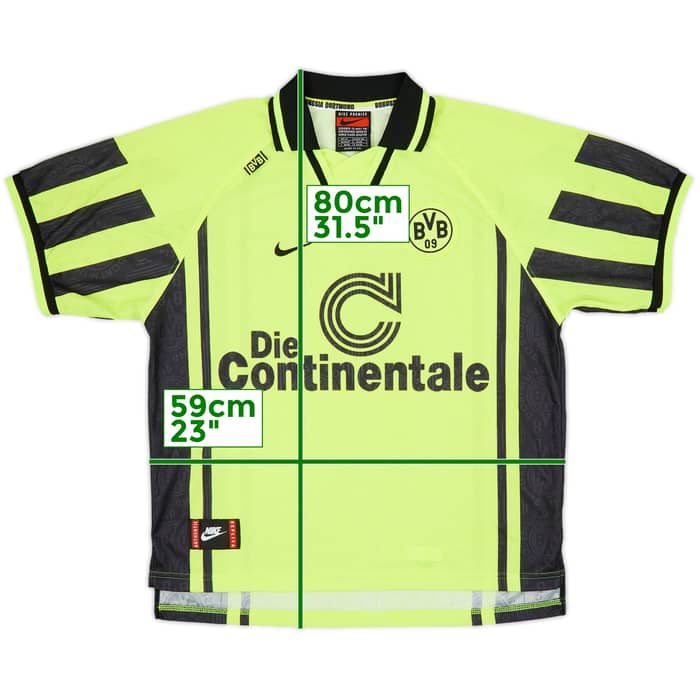 1996-97 Borussia Dortmund Home Shirt - 8/10 - (XL)