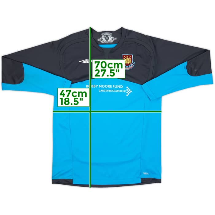 2009-10 West Ham GK Shirt - 8/10 - (XL.Boys)