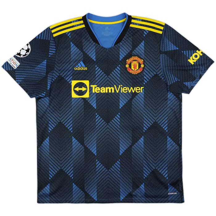 2021-22 Manchester United Third Shirt Sancho #25 - 8/10 - (XL)