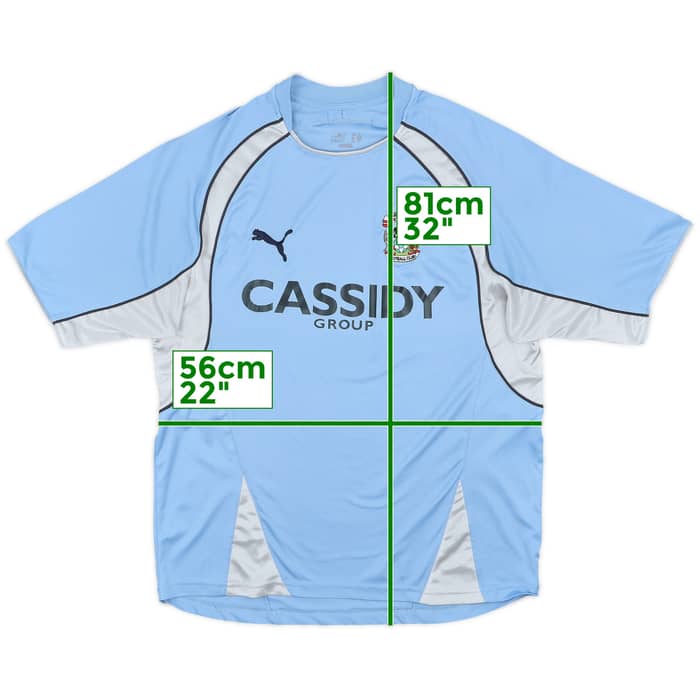 2007-08 Coventry Home Shirt - 8/10 - (XL)