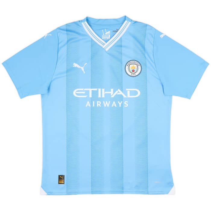 2023-24 Manchester City Home Shirt De Bruyne #17 - 10/10 - (L)