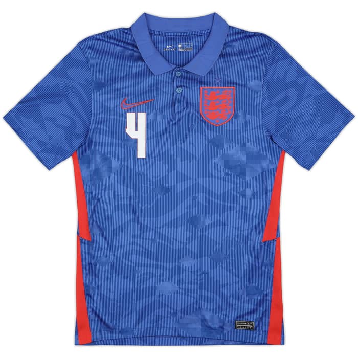2020-21 England Away Shirt Rice #4 - 9/10 - (S)