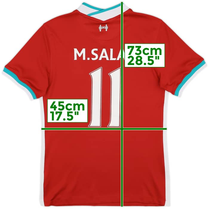 2020-21 Liverpool Home Shirt M.Salah #11 - 8/10 - (S)