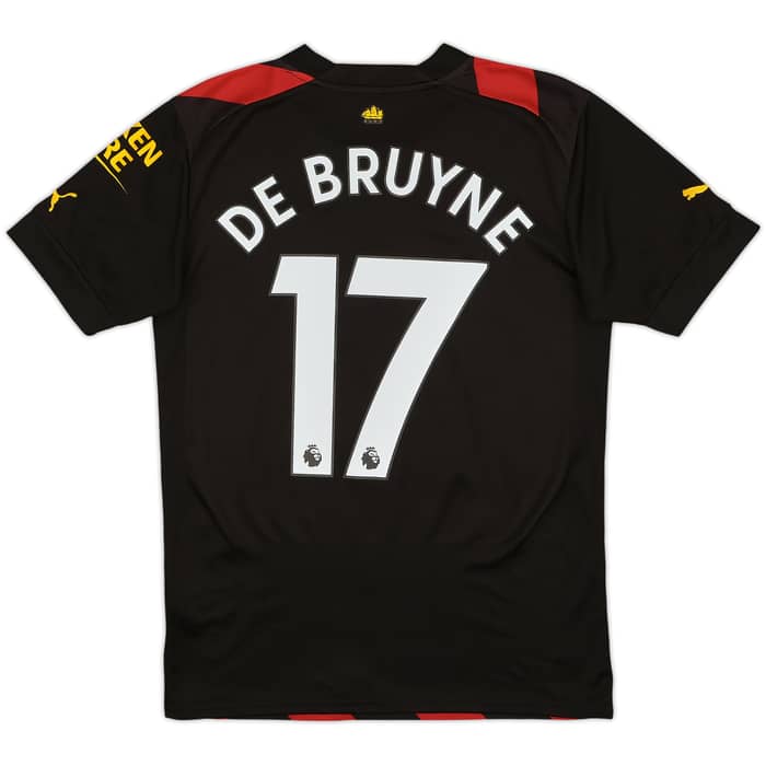 2022-23 Manchester City Away Shirt De Bruyne #17 - 9/10 - (S)