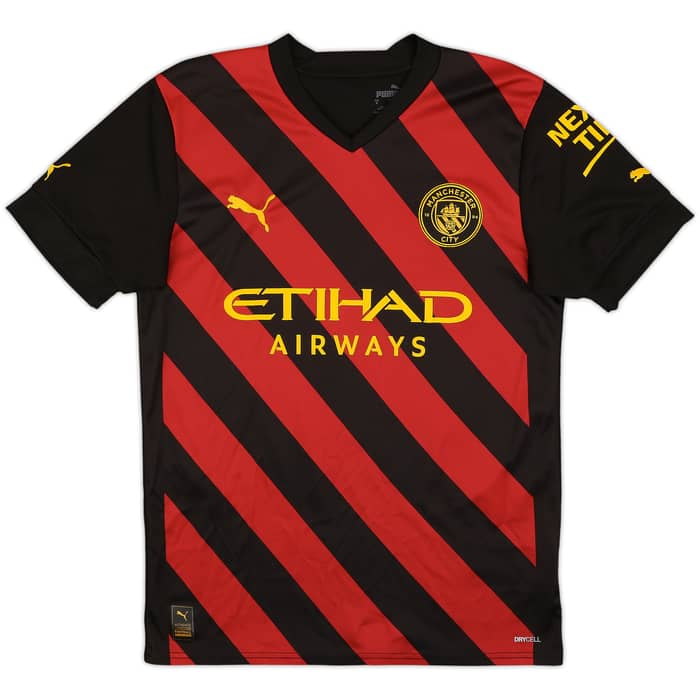 2022-23 Manchester City Away Shirt De Bruyne #17 - 9/10 - (S)