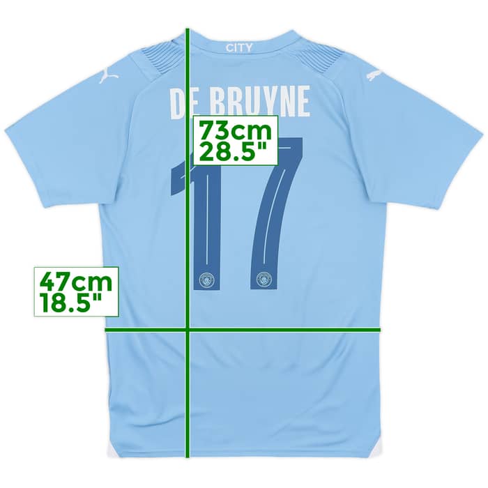2023-24 Manchester City Home Shirt De Bruyne #17 - 8/10 - (S)