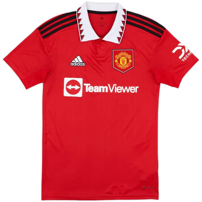 2022-23 Manchester United Home Shirt Ronaldo #7 - 8/10 - (XS)