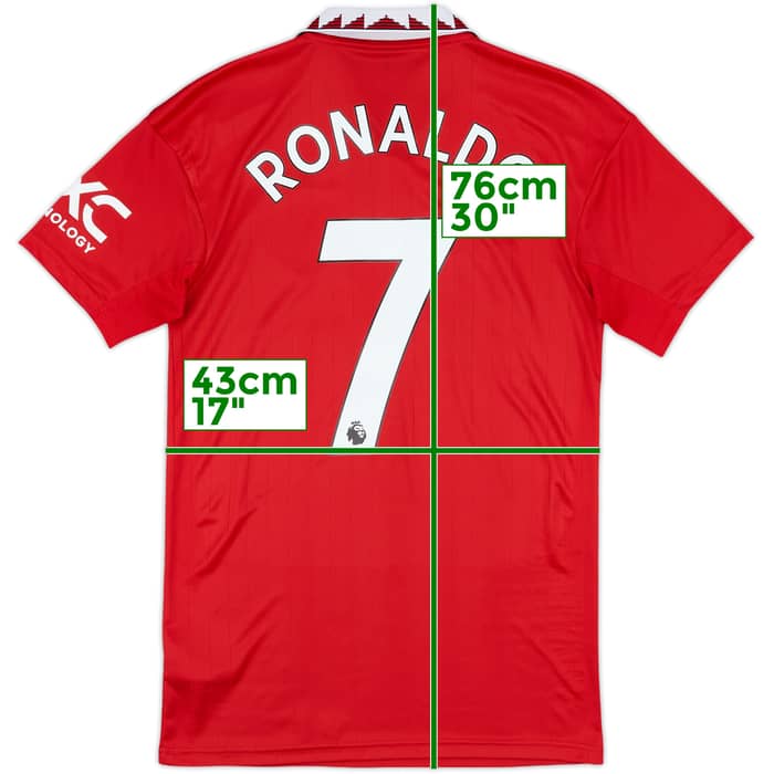 2022-23 Manchester United Home Shirt Ronaldo #7 - 8/10 - (XS)
